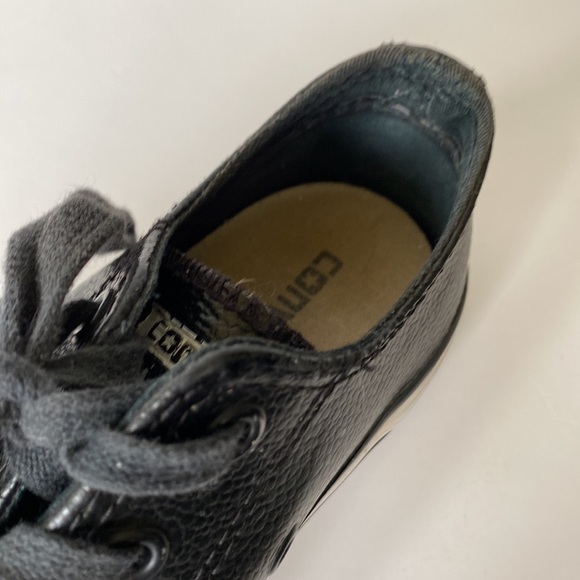 Converse black youth kids size 1 shoes - Picture 5 of 12